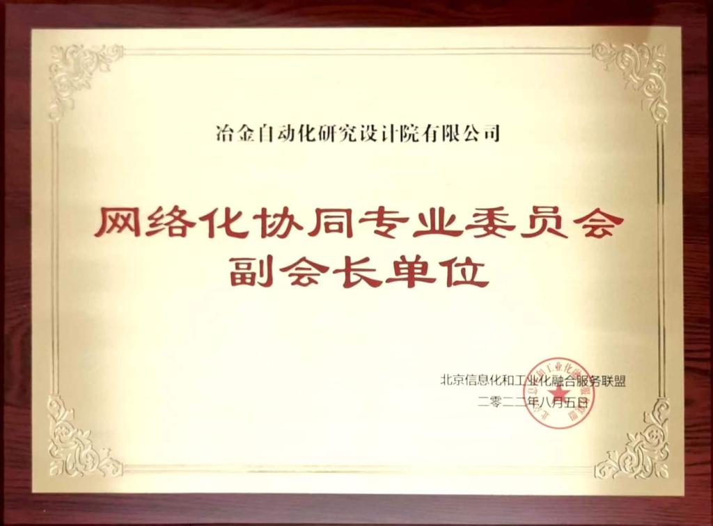 網絡化協(xié)同專業(yè)委員會副會長單位